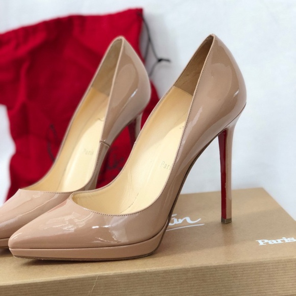 Christian Louboutin Pigalle Plato nude 120mm